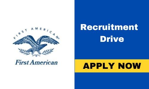 First American off campus hiring drive