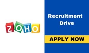 Zoho off campus drive