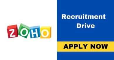 Zoho off campus drive