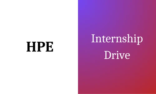 HPE Summer Internship