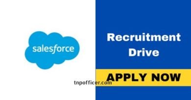 Salesforce off campus drive