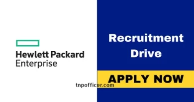 HPE off campus drive