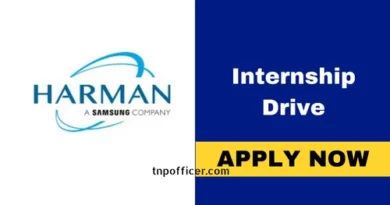 Harman Internship hiring