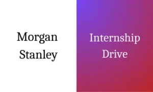 Morgan Stanley Summer Internship