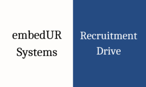 embedUR systems Off Campus hiring Drive